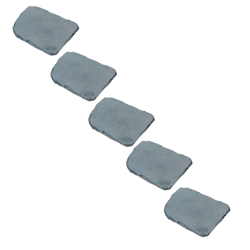Pas japonais pierre bleue 43 x 32 x 3,5 cm - Gris bleu (Lot de 5) - Jardinex - Image 6