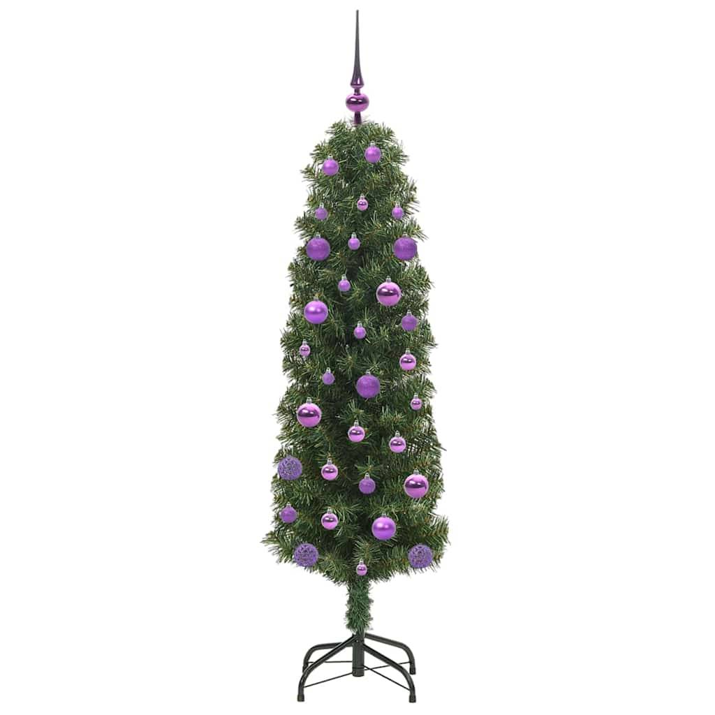ComfortXL - Petit Sapin de Noël Artificiel 150 cm Lumineux, Kit Tout-en-Un avec Boules – ComfortXL Outdoor Living - Image 4