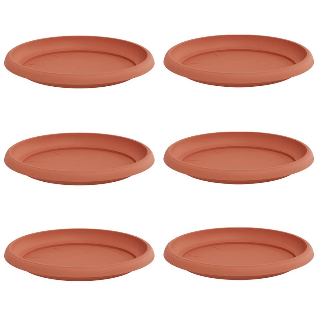 Prolenta Premium - Jardinière plastique rouge 21,5 x 21,5 x 2,5 cm - Prolenta premium p38.3 - Image 2
