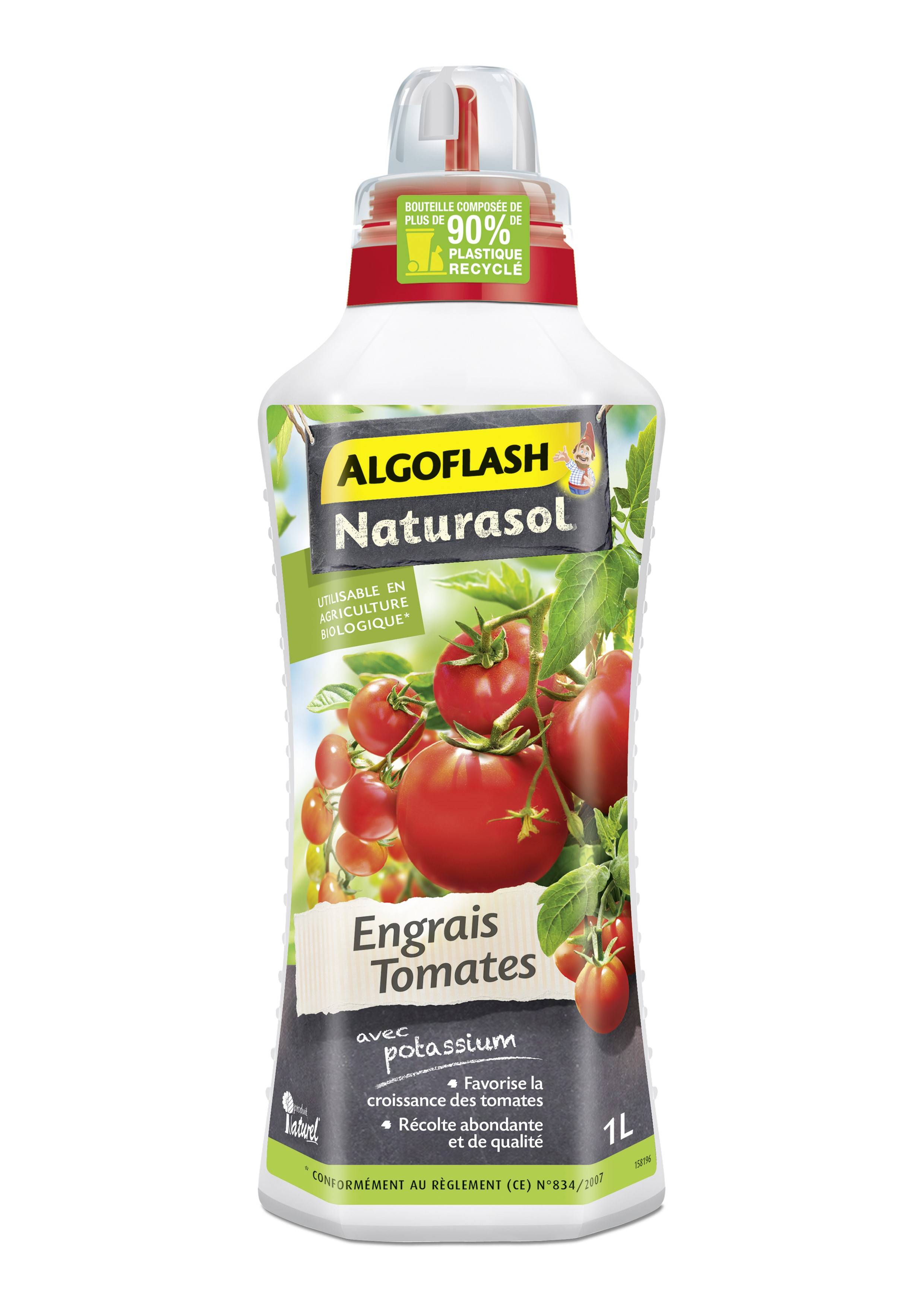 Algoflash Naturasol - Engrais liquide Tomates 1 L - Image 1