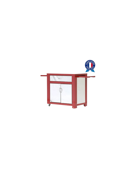 Desserte plancha acier epoxy / inox