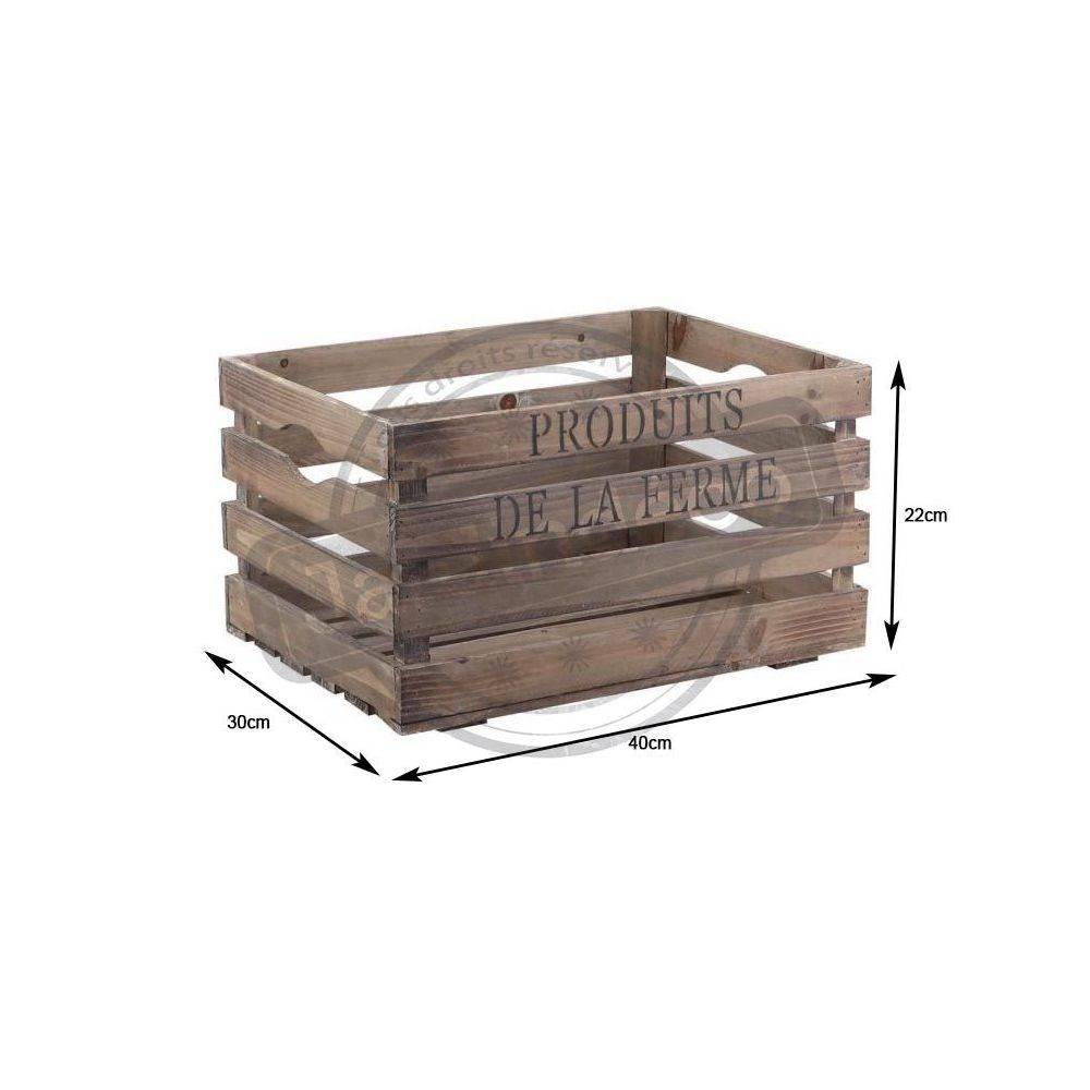 Aubry Gaspard - Caisse en bois Produits de la ferme - Image 2