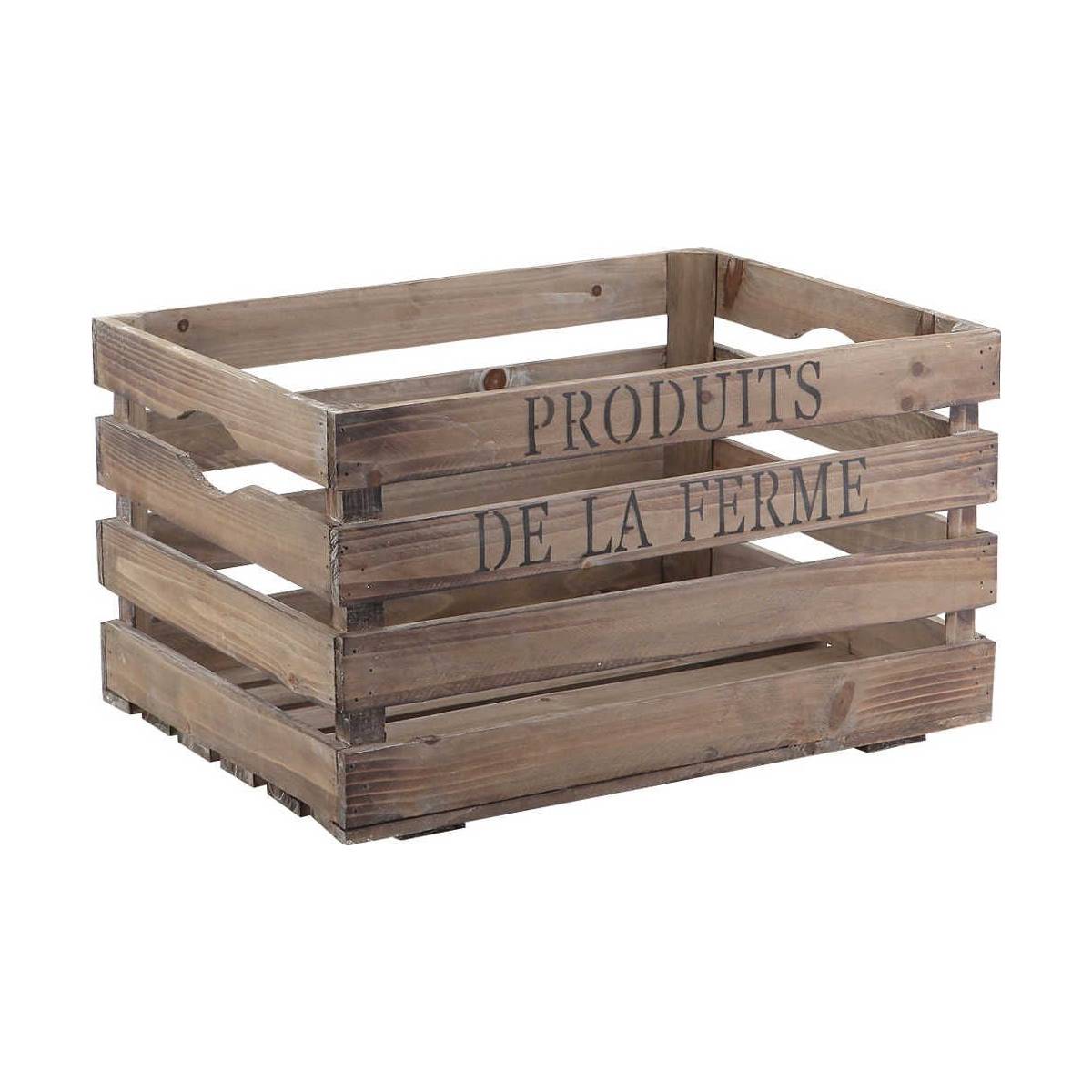 Aubry Gaspard - Caisse en bois Produits de la ferme - Image 1