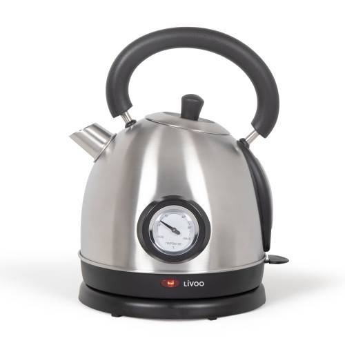 Livoo - Bouilloire rétro inox avec thermomètre 1800W - Image 2