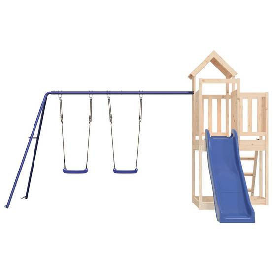 Aire de jeux d'extérieur - Jeu Plein air enfant bois de pin massif-JU1525 - Image 4