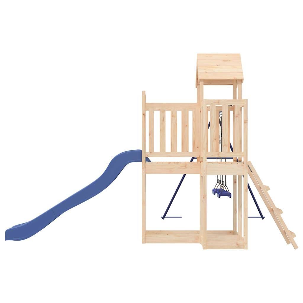 Aire de jeux d'extérieur - Jeu Plein air enfant bois de pin massif-JU1525 - Image 5
