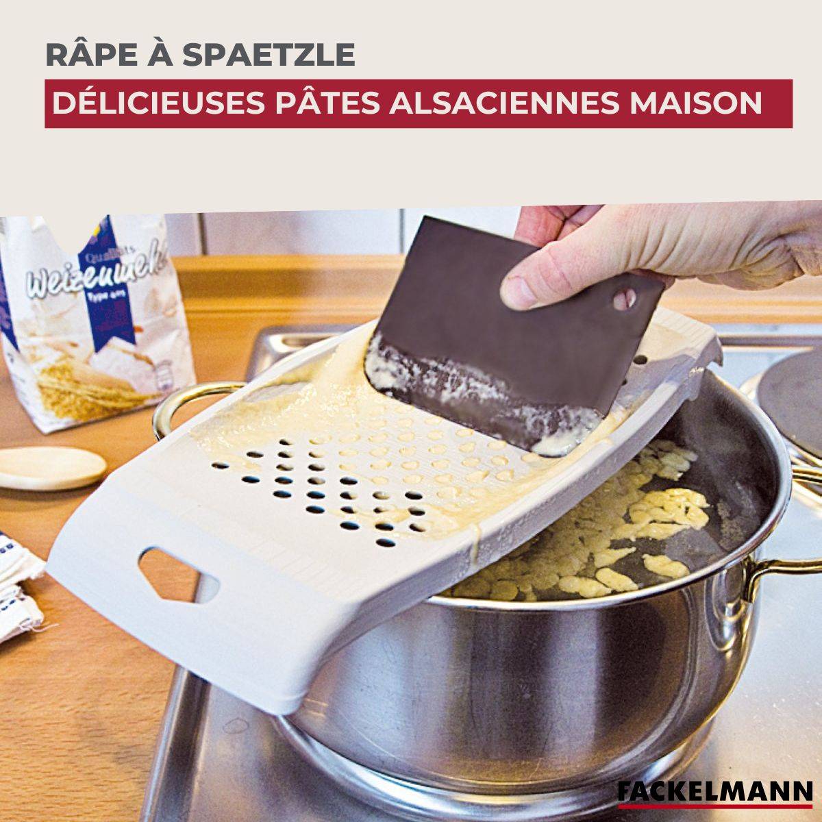 Râpe pour spaetzles 31 cm maison Fackelmann - Image 2
