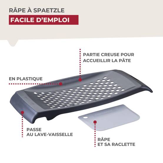 Râpe pour spaetzles 31 cm maison Fackelmann - Image 4