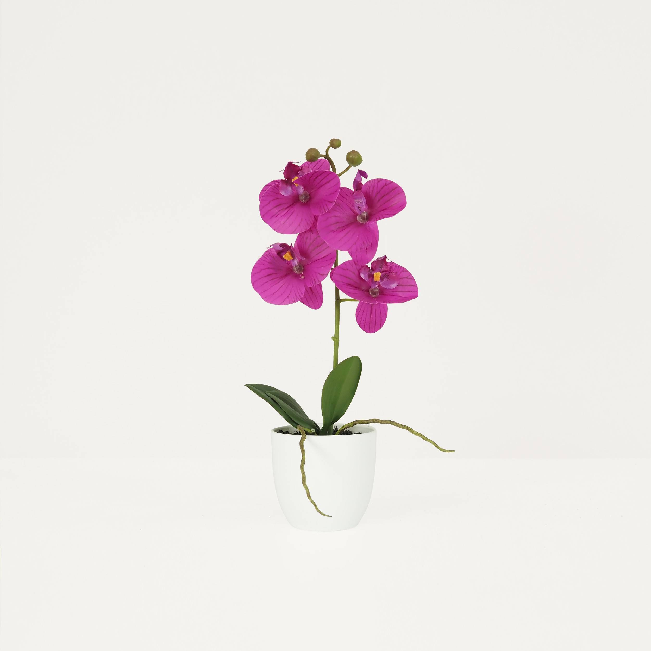 Ligne Deco - Orchidée artificielle fuchsia 35cm Ligne Déco - Image 1