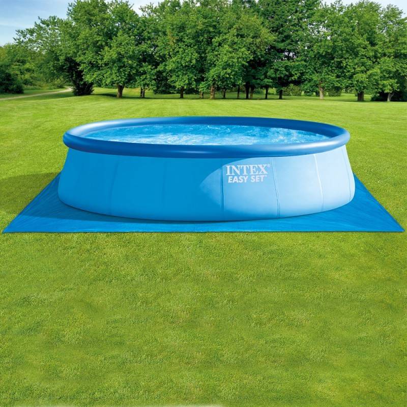 Intex - Tapis de sol pour les piscines mesurant jusqu'à 4,57m de diamètre - Image 5