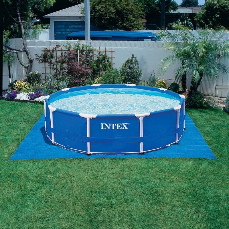Intex - Tapis de sol pour les piscines mesurant jusqu'à 4,57m de diamètre - Image 4