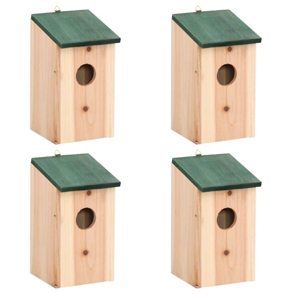 Lot de 4 Nichoir  Prolenta Vert 12 X 12 X 22 cm  - P87209V - Image 1