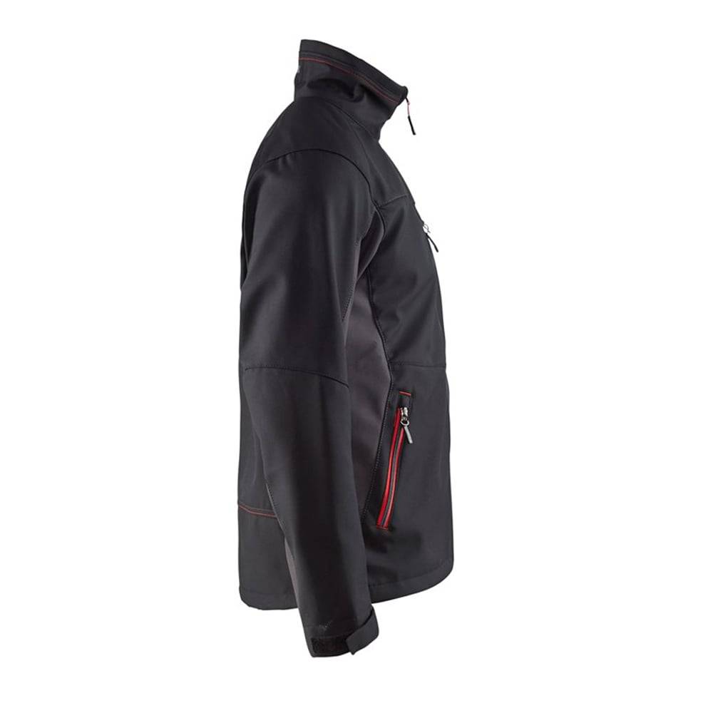 Veste softshell Blaklader double couche Bicolore Noir / Rouge L - Image 3