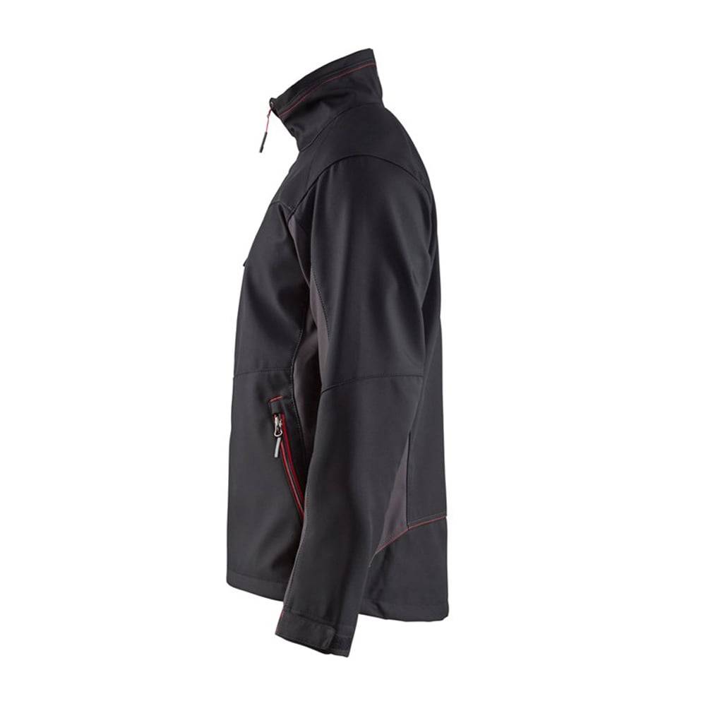 Veste softshell Blaklader double couche Bicolore Noir / Rouge L - Image 4