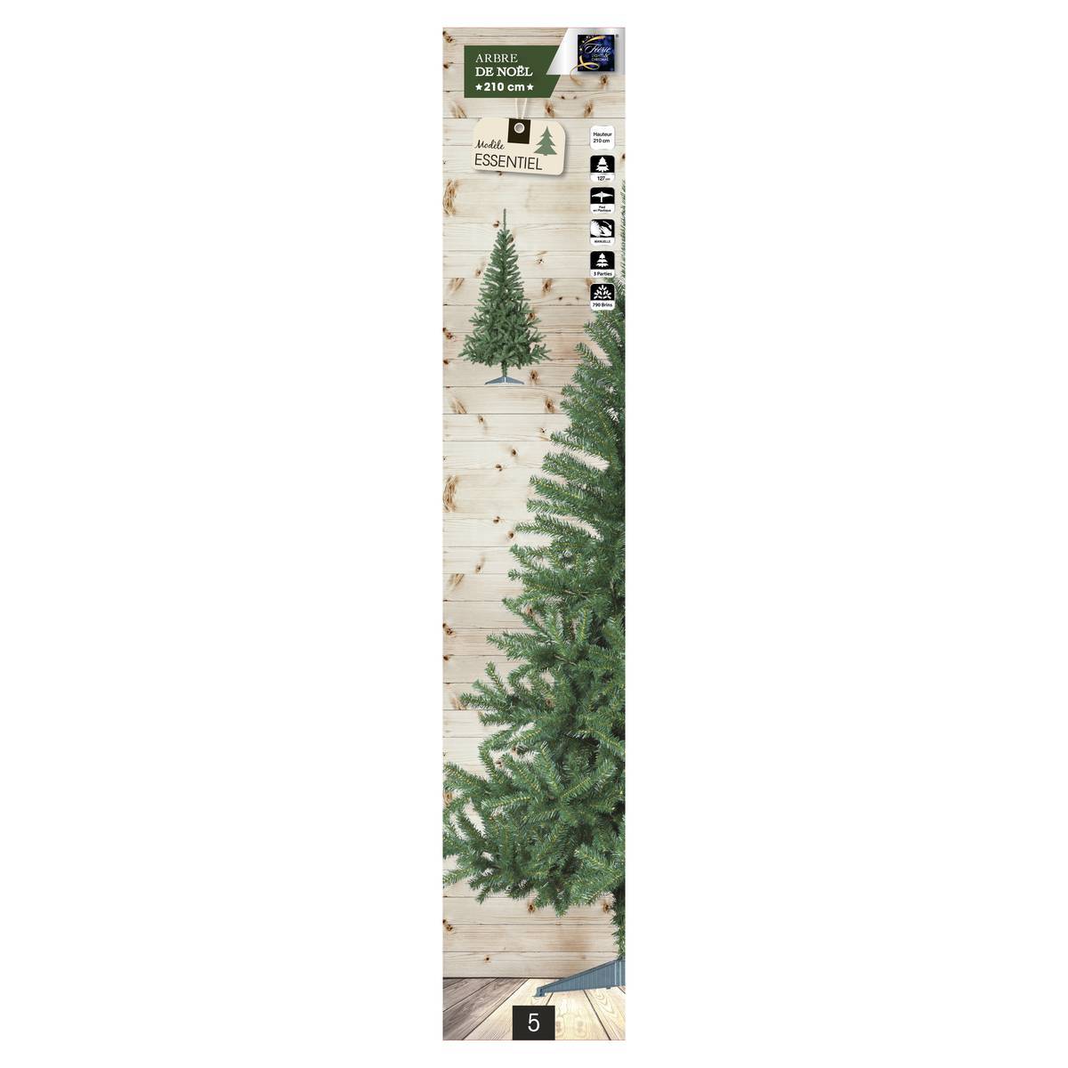 Fééric Lights & Christmas - Sapin Essentiel 210cm vert - Feeric Lights & Christmas - Image 2