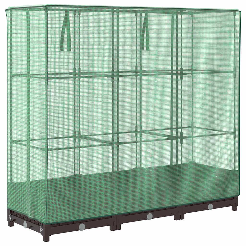 Vidaxl - Jardinière surélevée avec housse aspect rotin-Lit surélevé de jardin 120x40x123 cm 815722 - Image 5