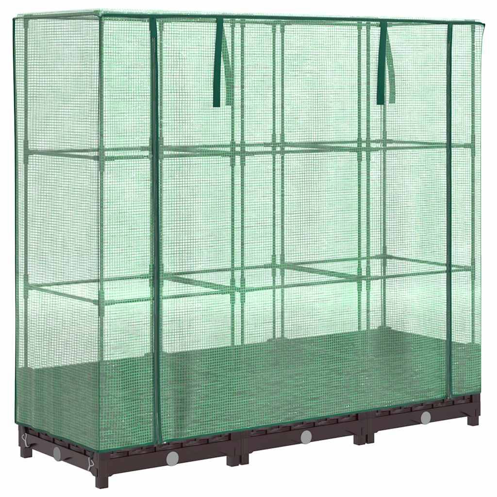 Vidaxl - Jardinière surélevée avec housse aspect rotin-Lit surélevé de jardin 120x40x123 cm 815722 - Image 2