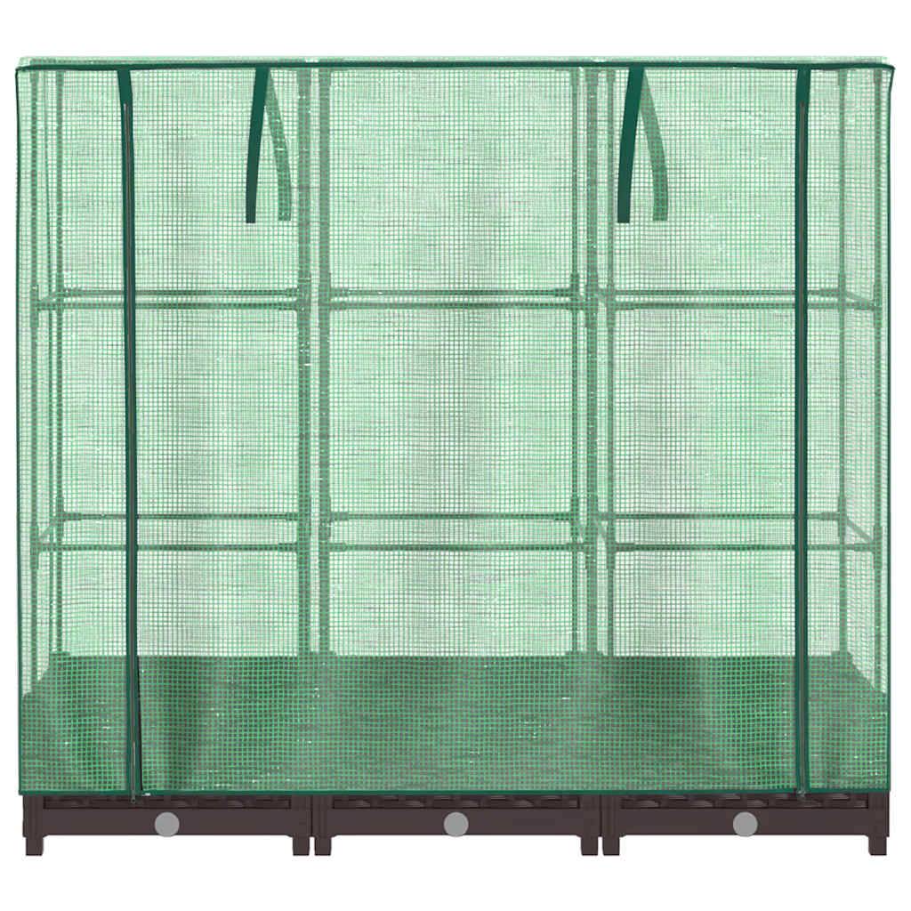 Vidaxl - Jardinière surélevée avec housse aspect rotin-Lit surélevé de jardin 120x40x123 cm 815722 - Image 4