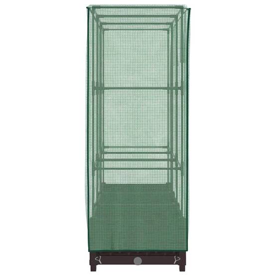 Vidaxl - Jardinière surélevée avec housse aspect rotin-Lit surélevé de jardin 120x40x123 cm 815722 - Image 6
