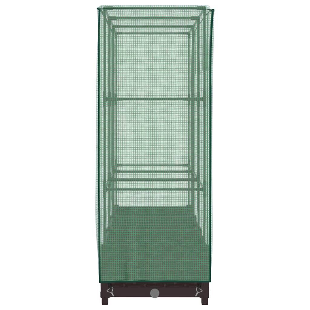 Vidaxl - Jardinière surélevée avec housse aspect rotin-Lit surélevé de jardin 120x40x123 cm 815722 - Image 6