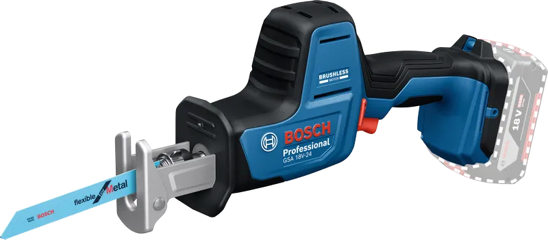 Bosch - Scie sabre GSA 18V-24 Professional avec 2 lames (bois, métal) en coffret L-BOXX - BOSCH - 06016A5101 - Image 7