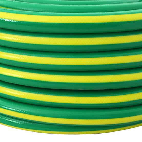 Vidaxl - Tuyau de jardin 5 couches Vert et jaune 3/4'' 50 m PVC vidaXL 42035828 - Image 5