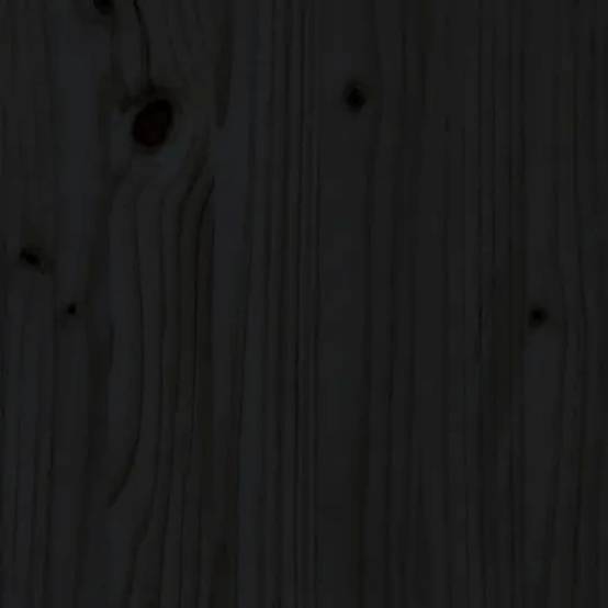 Vidaxl - Lit pour chien Noir 101,5x74x9 cm Bois de pin solide vidaXL 820870 - Image 8