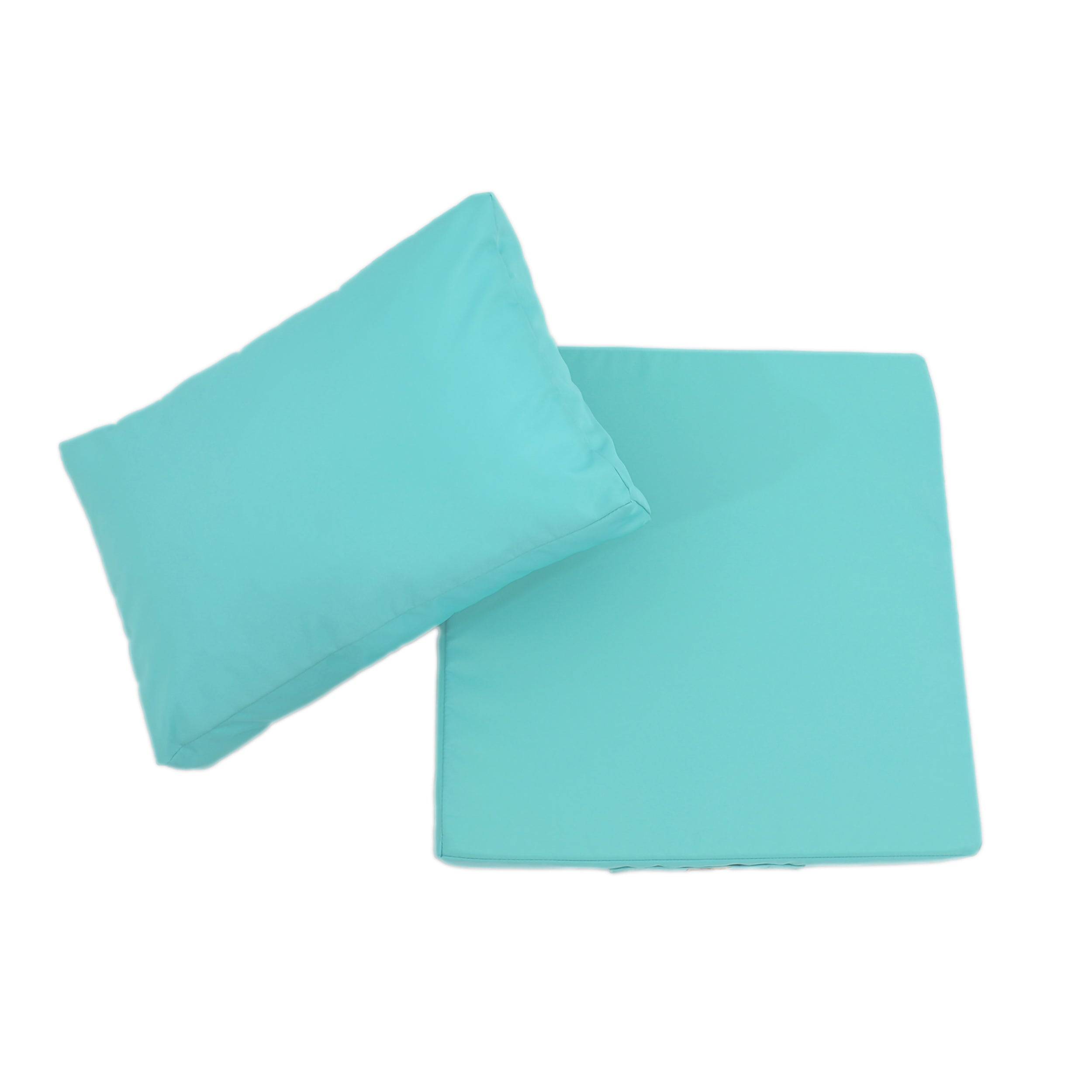 Coussins pour salon de jardin déhoussable 60x70cm Bleu caraïbes - Déco arts - Image 6