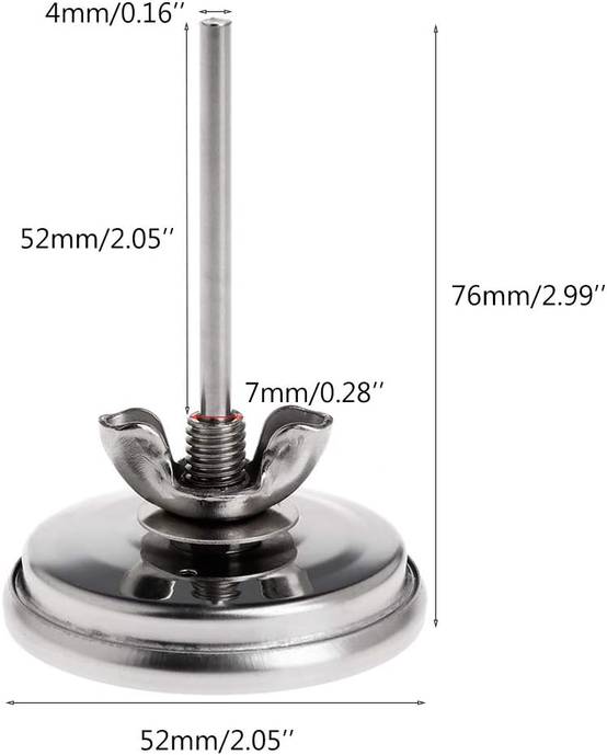 Thermomètre pour gril - Thermomètre alimentaire - Pour fumoirs à bois et à charbon - 100~550℉-Lytech - Image 6