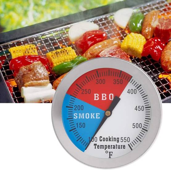 Thermomètre pour gril - Thermomètre alimentaire - Pour fumoirs à bois et à charbon - 100~550℉-Lytech - Image 8