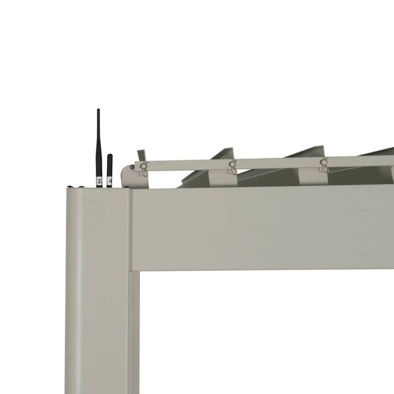 Hesperide - Pergola bioclimatique électrique 4x3 m Evora argile Hespéride - Image 10