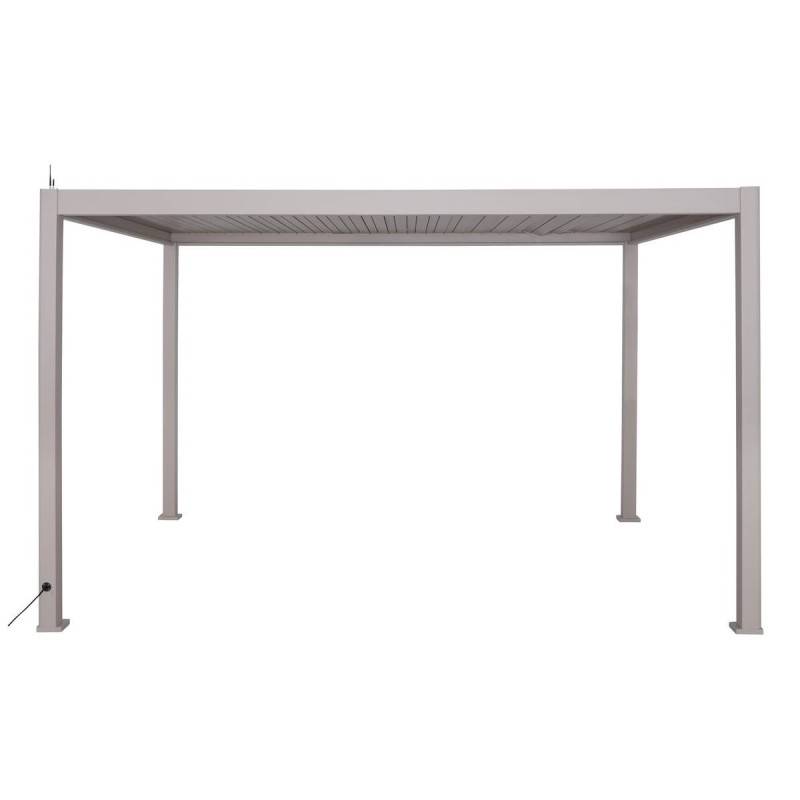 Hesperide - Pergola bioclimatique électrique 4x3 m Evora argile Hespéride - Image 3