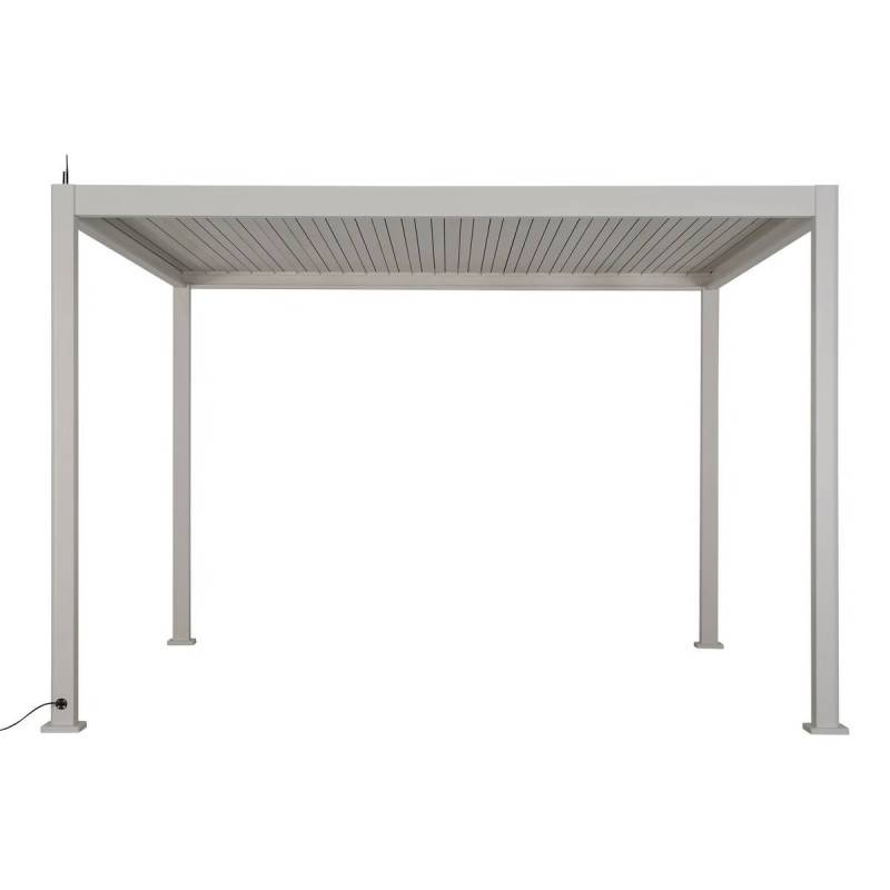 Hesperide - Pergola bioclimatique électrique 4x3 m Evora argile Hespéride - Image 2