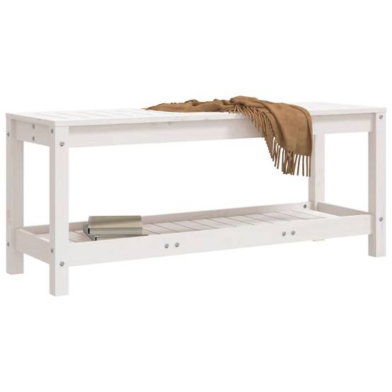 Prolenta Premium - Banc de jardin Blanc 35 X 108 cm - Prolenta Premium - Image 3