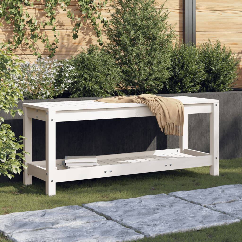 Prolenta Premium - Banc de jardin Blanc 35 X 108 cm - Prolenta Premium - Image 1