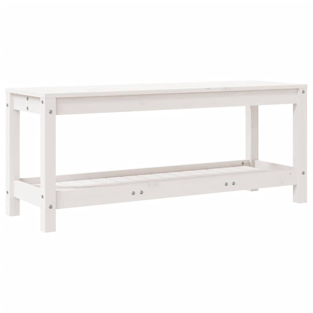 Prolenta Premium - Banc de jardin Blanc 35 X 108 cm - Prolenta Premium - Image 2