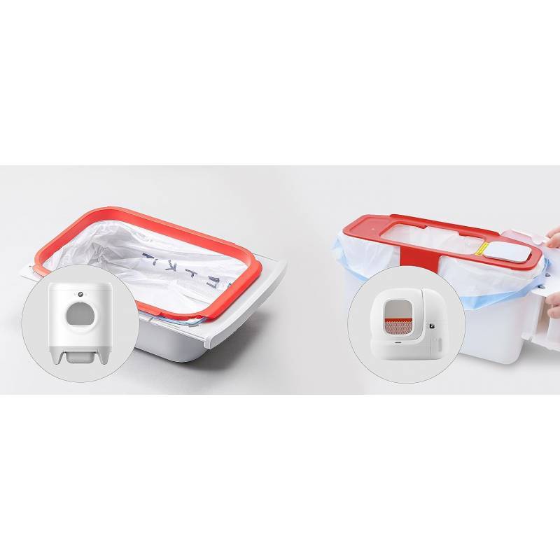 5 rouleaux de sacs poubelle 7L pour litières PuraMax et Pura X Petkit - Image 3