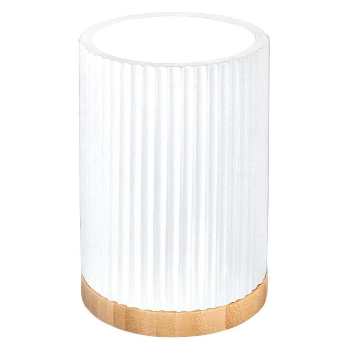 Gobelet Brosse À Dents "Natureo" 7cm Blanc