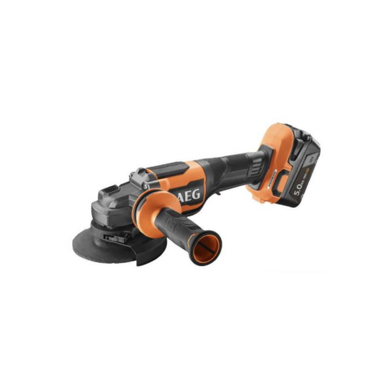 Aeg - Meuleuse AEG - BEWS18-125BLPX2-502C - 18V Brushless - 125mm - 2 batteries 5,0Ah - Chargeur - Image 4