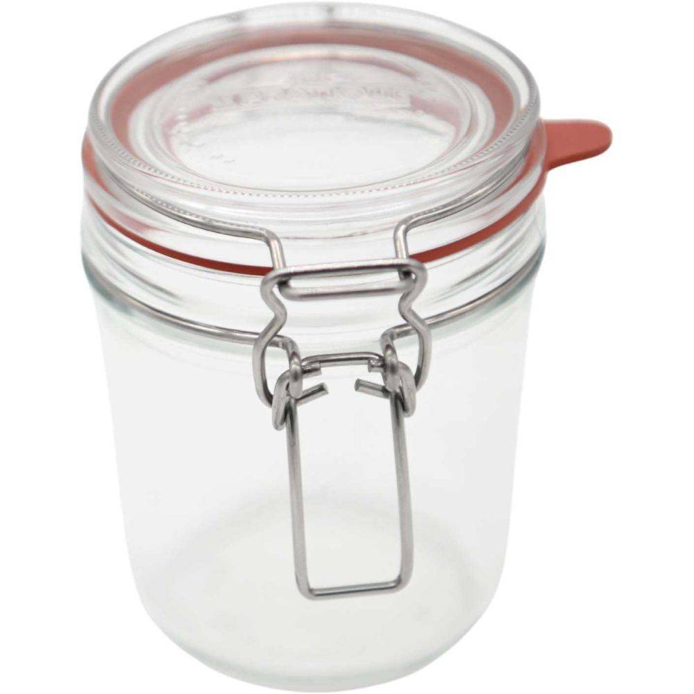 LE PRATIQUE - Set de 6 bocaux en verre à armature 500 ml - Image 2