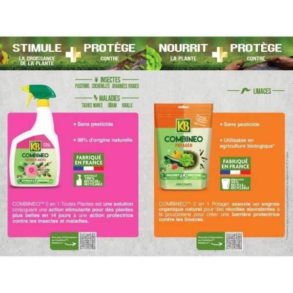 Kb - Combineo Stimule Et Protege Toutes Plantes 800ml - Image 3