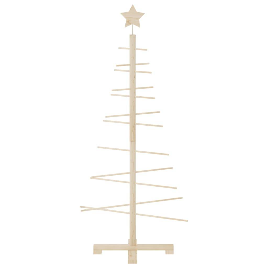 Vidaxl - Arbre de Noël en bois pour décoration 125 cm bois massif de pin vidaXL 357989 - Image 7