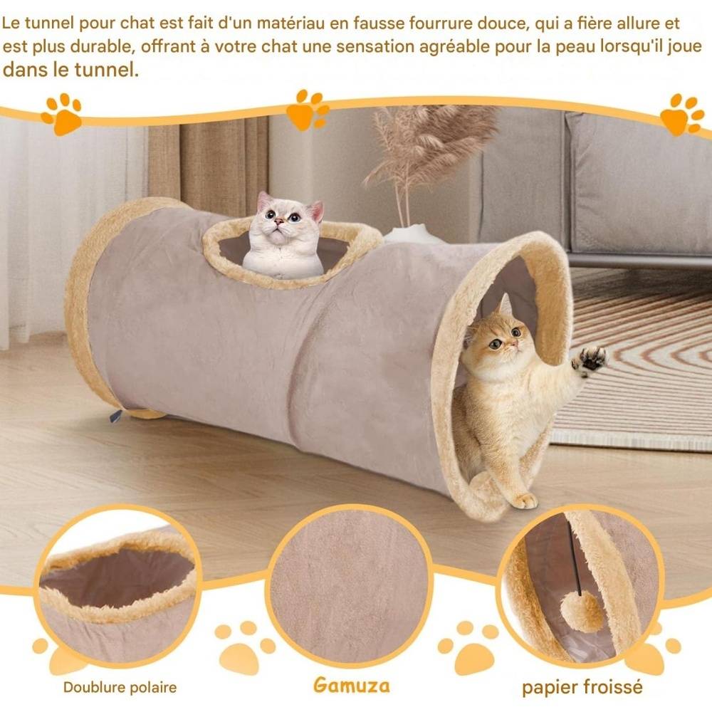 DtopbuyAge - Tunnel chat pliable pour chats et lapins DtopbuyAge - Image 3