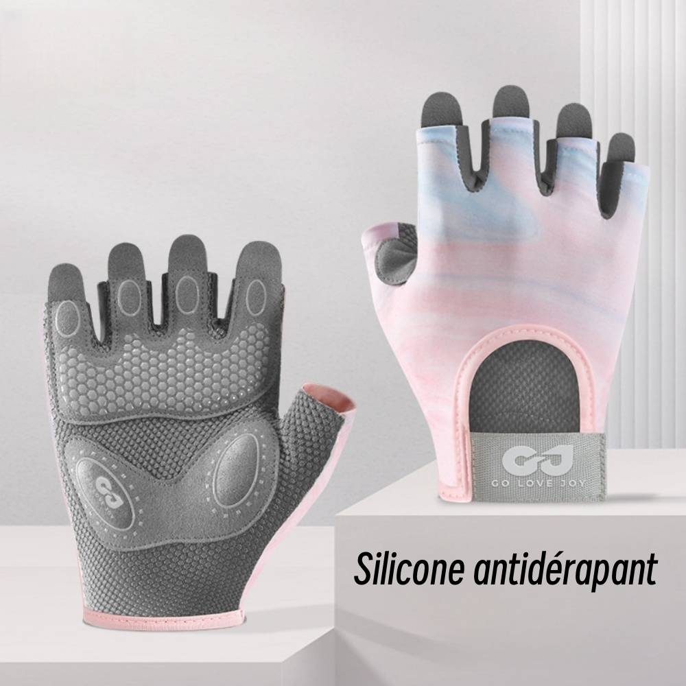 Lytech - Gants de Sport Femme Rose Sakura - Protection Paume Renforcée - Conception Respirante pour Yoga et Fitness - Lytech - Image 3