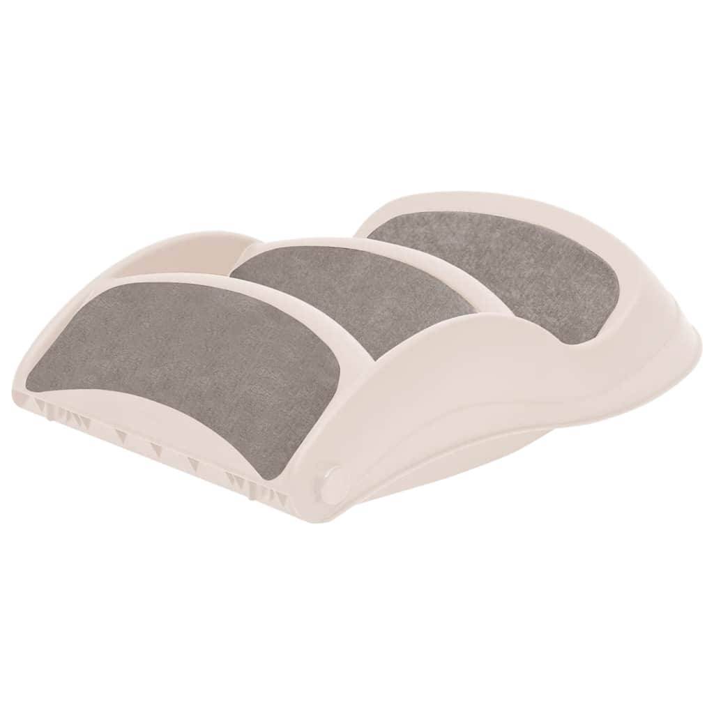 Vidaxl - Escalier pliable 3 marches pour chien Crème 50x38x38 cm vidaXL 152233 - Image 7