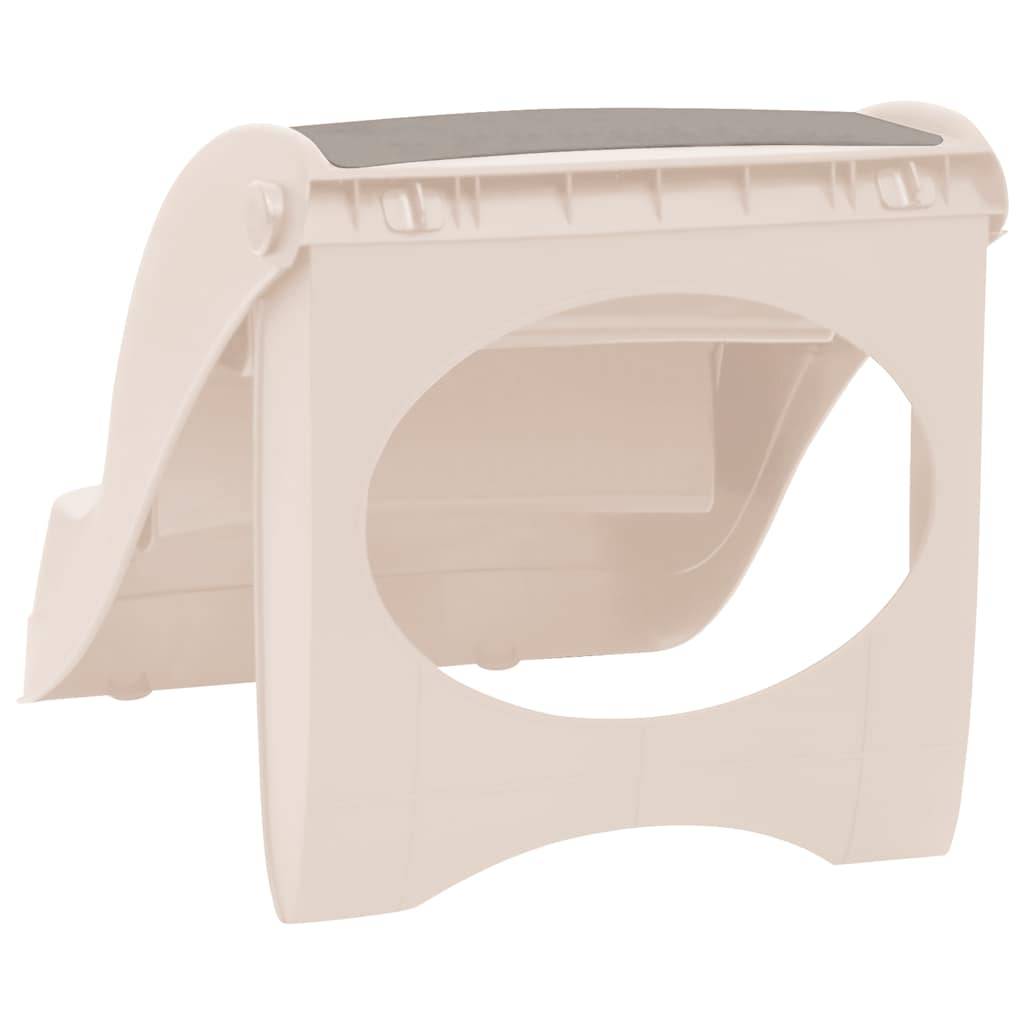 Vidaxl - Escalier pliable 3 marches pour chien Crème 50x38x38 cm vidaXL 152233 - Image 6