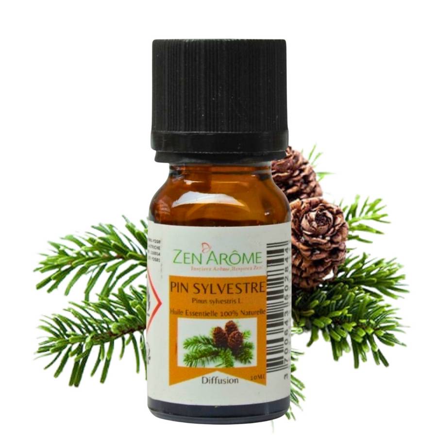 Huile Essentielle Pin Sylvestre – 100% Pure et Naturelle - Diffusion pour Aromathérapie – 10ml – Conditionné en France - Zen'Arôme - Image 2