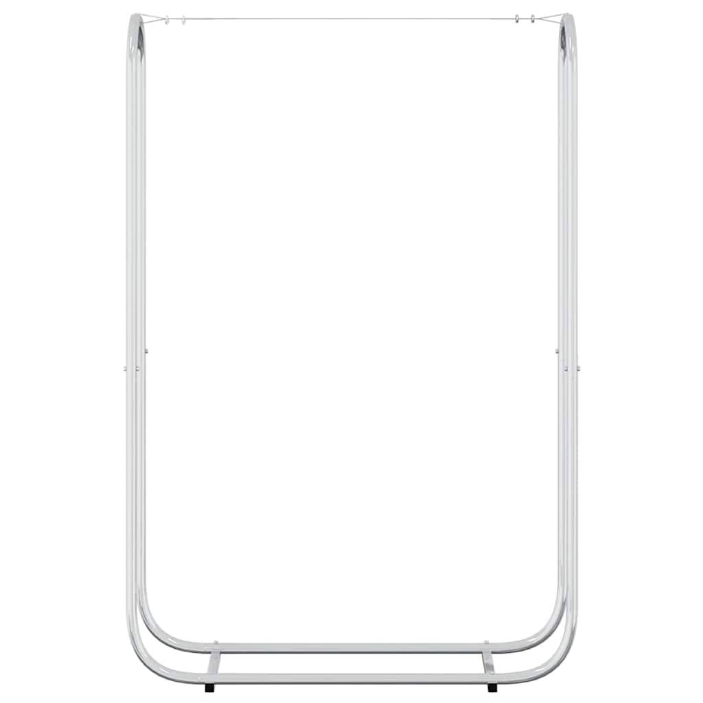 Range-bûches extérieur acier galvanisé stockage bois de chauffage jardin 100x25x150 cm Argenté - ComfortXL Outdoor Living - Image 4