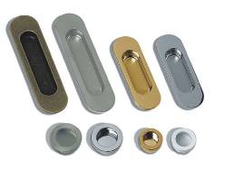 Poignée cuvette Ø 40 mm ESTAMP - nickel brosse - 3511/100 - Image 1