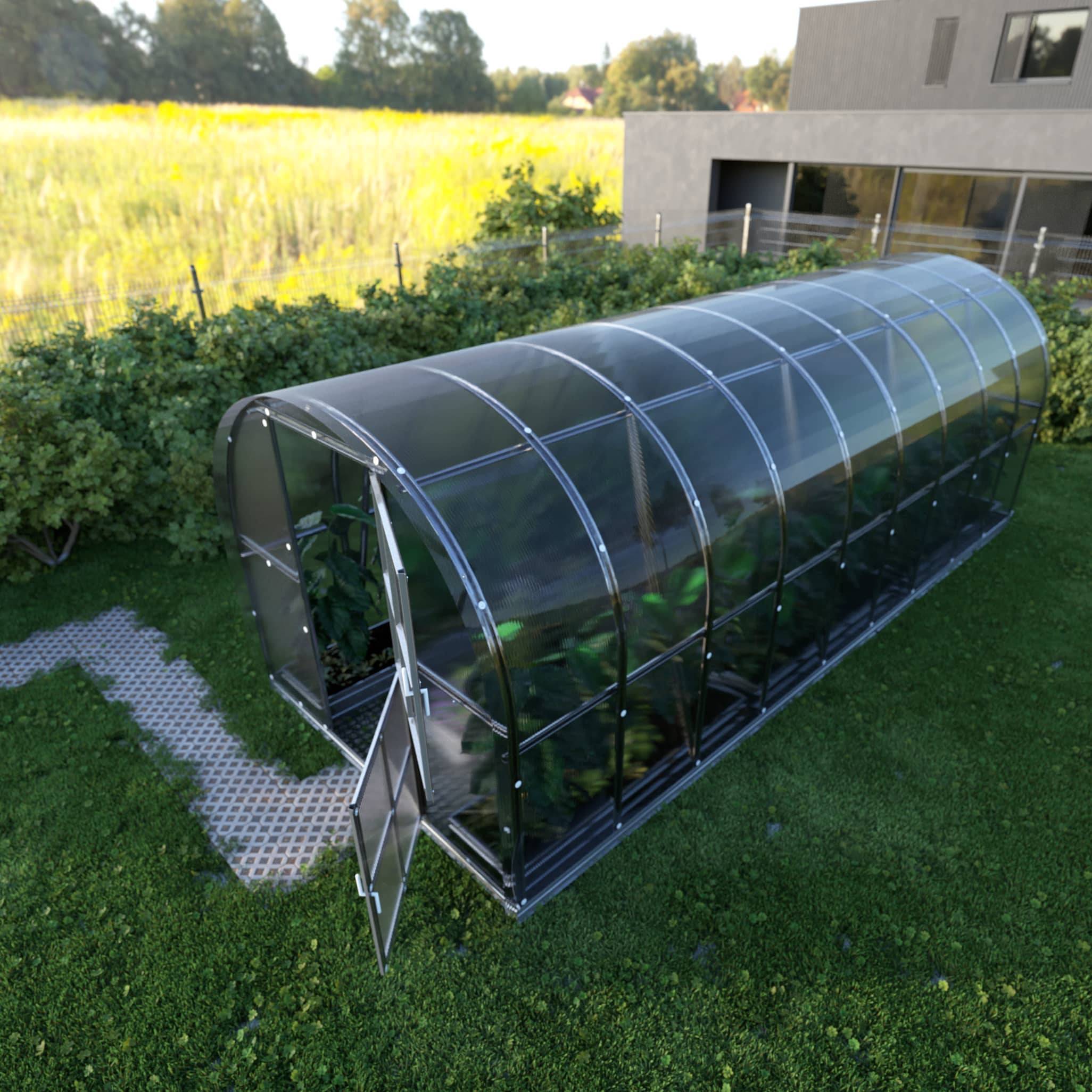 Serre de jardin polycarbonate 3 x 6 m (18 m²) 6 mm - Klasika Greenhouses